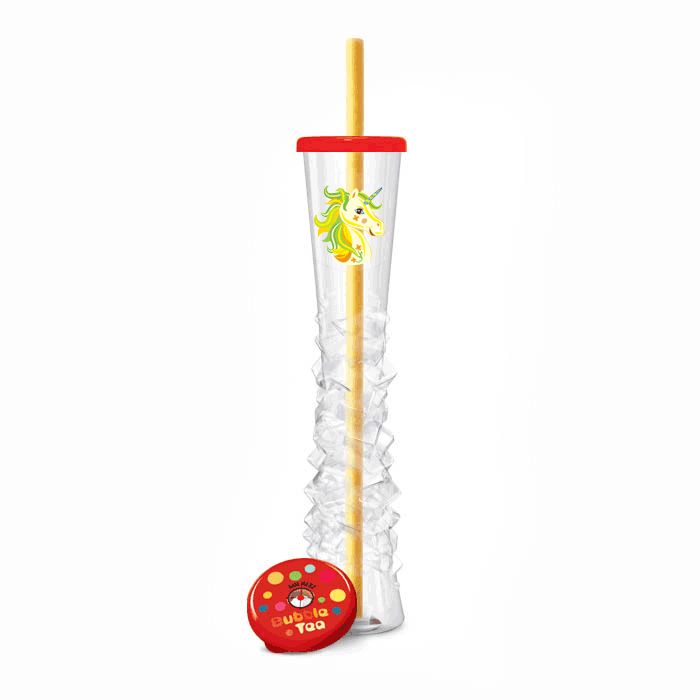 Bubble Tea Yard Cups (54 Cups with Lids and Straws) -17oz. (500ml)