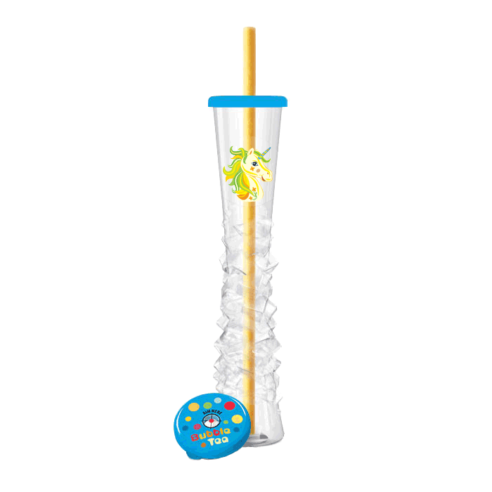 Bubble Tea Yard Cups (54 Cups with Lids and Straws) -17oz. (500ml)