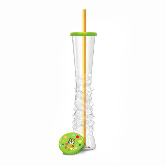 Sweet World USA Yard Cups Bubble Tea Yard Cups (54 Cups with Straws) -17oz. (500ml) cups with lids and straws