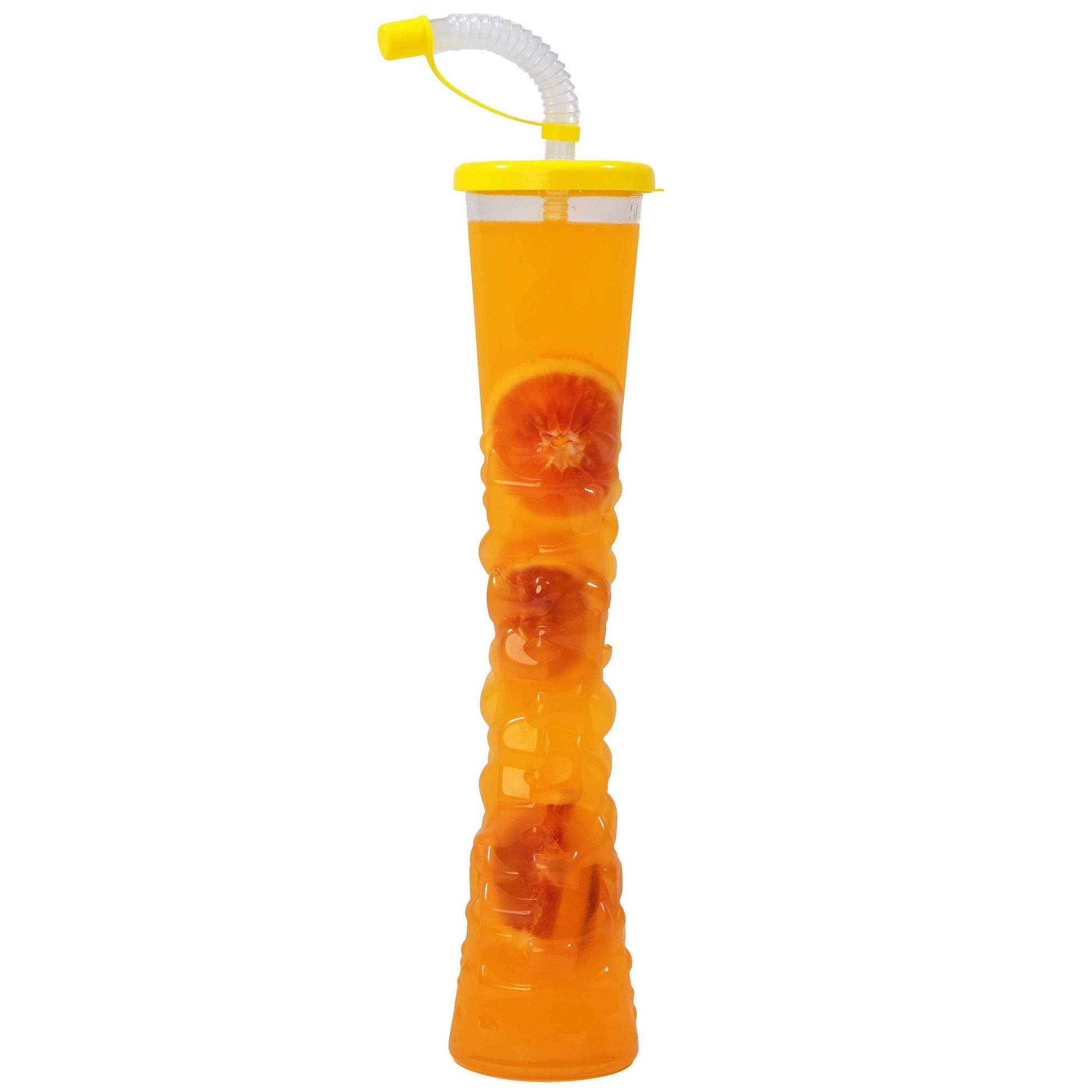 Ice Yard Cups (54 Cups - Orange) - for Margaritas and Frozen Drinks Kids Parties - 17oz. (500ml)