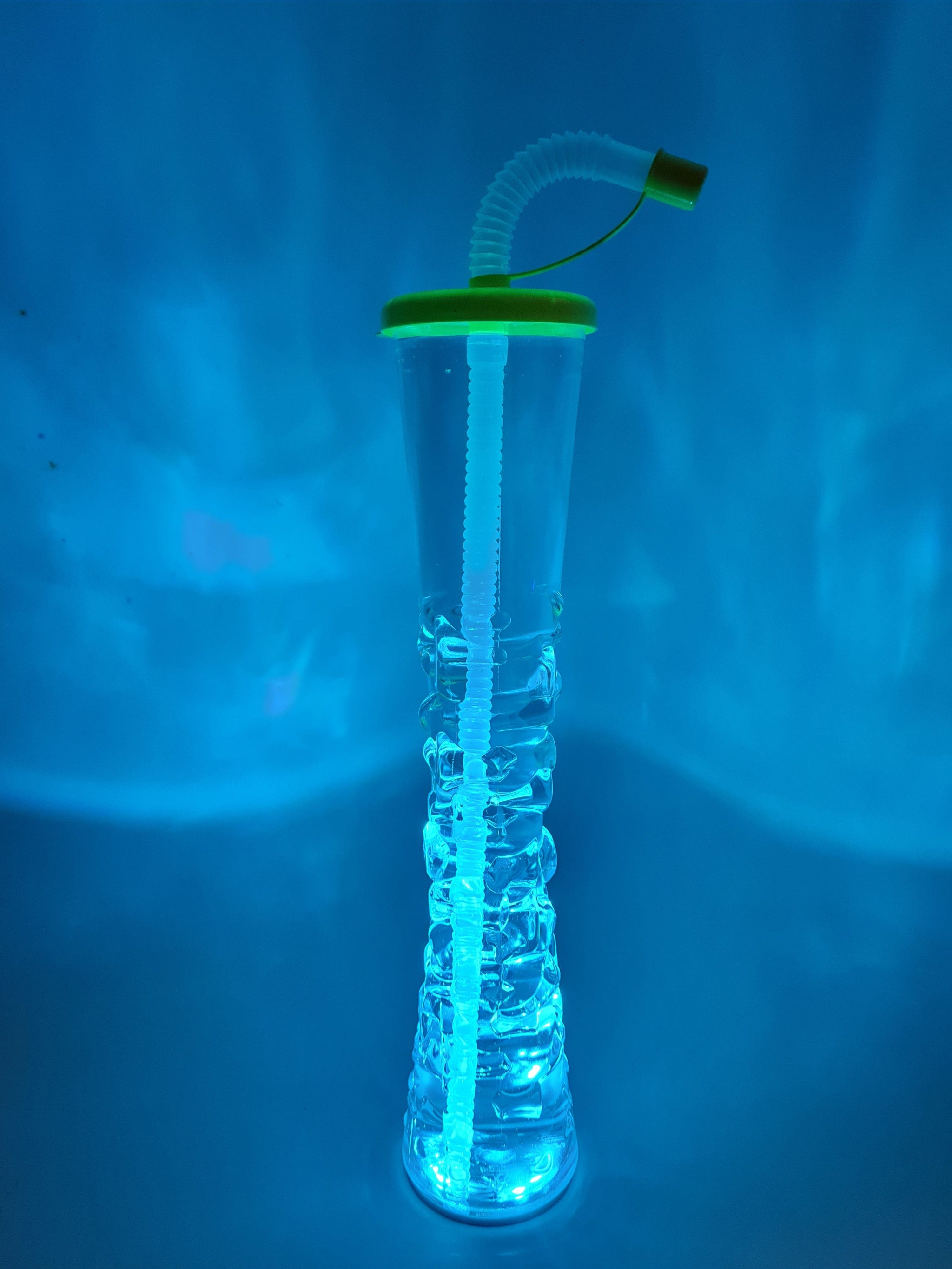 Ice Yard Cups with LED Coasters (54 Cups Lime) for Frozen Drinks